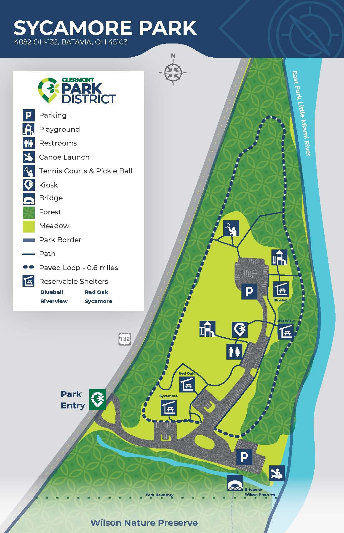 Sycamore Park Map